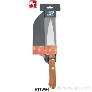 cuchillo de cocina mango de madera cocinero